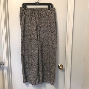 Eileen Fisher Organic Cotton Wide Leg Pants